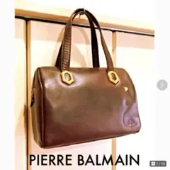 PIERRE BALMAIN vintage レザー ハンドバッグ