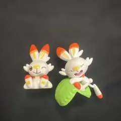 ヒバニー:1393:フィギュア:指人形:ポケモンキッズ:ソフビ:現状品