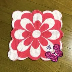 ANNA SUI 花柄スカラップエッジハンカチ