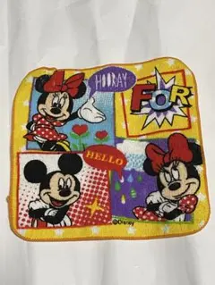 ディズニー ミッキー＆ミニー ポップデザイン ハンドタオル