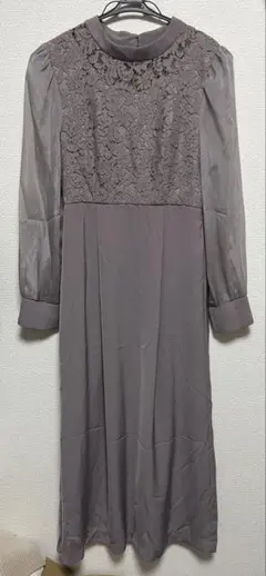 結婚式　レースパーティードレス