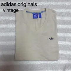 【アディダスオリジナルス】ヴィンテージ　復刻　Tシャツ　M トレフォイル