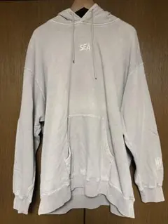 WIND AND SEA パーカー グレー