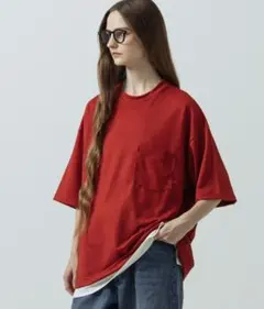 スーパー100’s ウール天竺 ポケットTシャツのサムネイル