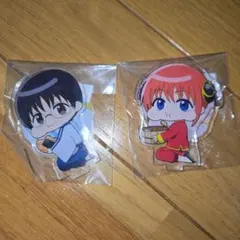 銀魂　神楽　志村新八　アクリルスタンド