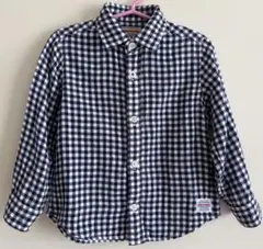 ミキハウス　シャツ　チェック　ギンガムチェック　100サイズ