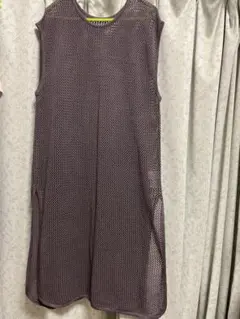 select MOCAメッシュニットベスト ブラウン Fサイズ美品✨