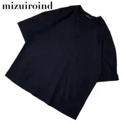 mizuiroind ミズイロインド 半袖 カットソー フリーサイズ ネイビーのサムネイル