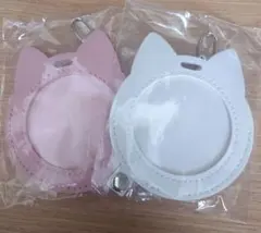猫耳デザイン キーホルダー 2色セット