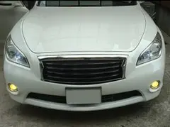 フロントバンパーカバーグリル 06-10 インフィニティ M35 M45 - メルカリ