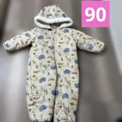 【西松屋】 動物柄 スキーウェア ジャンプスーツ　90cm