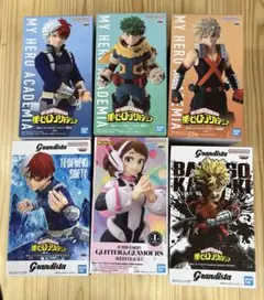新品未開封】Grandista フィギュア 6点セット ヒロアカ ワンピ DB