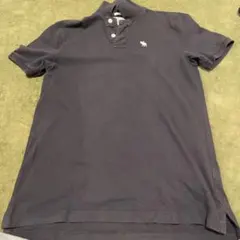 Abercrombie & Fitch ブラックポロシャツ M