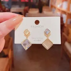 大人気♪ 韓国風ピアス つけっぱなし 金属アレルギー対応