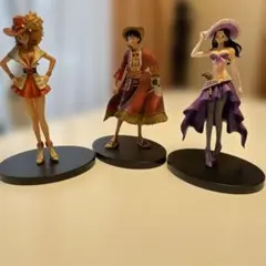 ワンピース フィギュアセット ナミ&ロビン&ルフィー