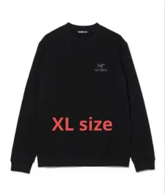 【新品】ARC’TERYX / Emblem Fleece Crew ブラック
