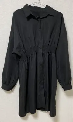 ウエストマークシャツワンピース