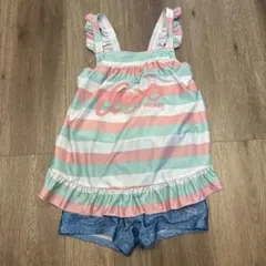 アーノルドパーマー 140cm ピンク・グリーン　ワンピース型