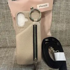 ajew（エジュー） iPhone16対応 スマホケース ショルダー付き