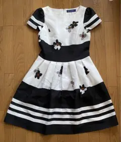 エムズグレイシー　半袖　ワンピース　花柄　38