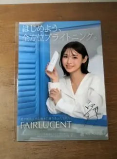 白石聖 クリアファイル メナード 非売品