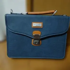 Valentino Sabatini ネイビーブラック ビジネスバッグ