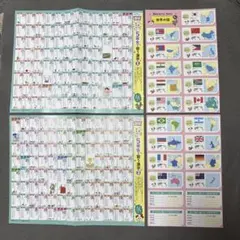5年生　漢字ポスター 世界の国カード