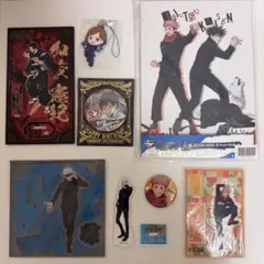 呪術廻戦 アクスタ 缶バッジ キーホルダー セット