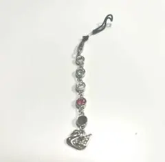 SWAROVSKIスワロフスキー ストラップ スワン クリスタル バッグチャーム