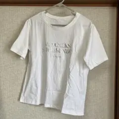GreenParks 箔プリントフェミニンロゴTシャツ オフホワイトフリーサイズのサムネイル