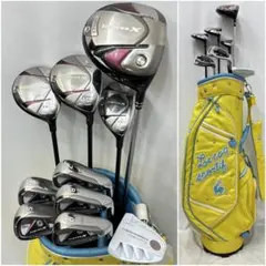 ★レディース右利き初心者用　キャロウェイ　ハーフゴルフセット　W-2895 ☆レディース右利き初心者用 キャロウェイ ハーフゴルフセット W-2895