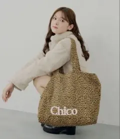Chico ヒョウ柄 トートバッグ　福袋　ピンク