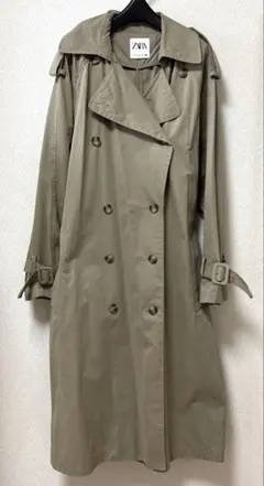 ZARA ザラ トレンチコート ベージュ ロングコート S size
