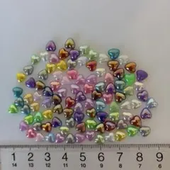 ハート　ネイルパーツ　デコパーツ　100個　B