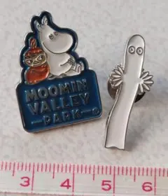 ムーミン&ミィ ニョロニョロ ノベルティ ピンバッジ２個セット