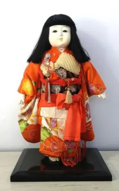 本頭市松人形 本練仕上　名作　尾山人形　ひな祭り 本頭市松人形 本練仕上 名作 尾山人形 ひな祭り