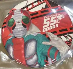 仮面ライダー　55周年　東京タワー　来場者限定　記念缶バッジ　v3 仮面ライダー55周年 東京タワー 購入特典 缶バッジ V3 - メルカリ