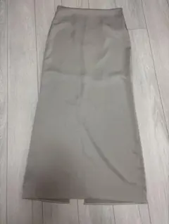 PLAGE グレージュ　ロングスカート 38サイズ