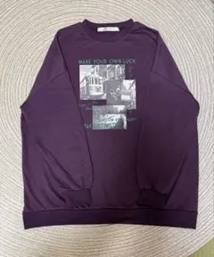 Ray Cassin フォトプリント スウェット トレーナー