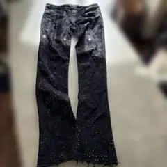 Black Peace Now パイソン柄フレアパンツ ゴシック archive - メルカリ