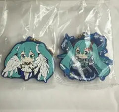 ガンダム　初音ミク　スペシャルラバーマスコット　2個セット