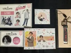 SixTONES 京本大我 カード シール ストラップ　缶バッジ　5点 まとめ