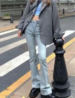 SHEIN フレアデニム