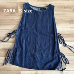 ZARA デニム　ベスト　S size