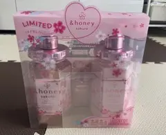 【新品未使用】アンドハニーサクラディープモイストペアセット　LIMITED限定品