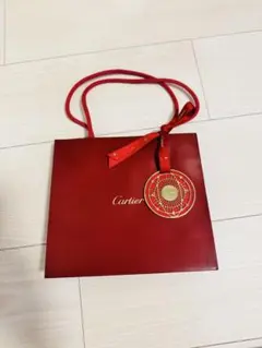 Cartier ショップ袋 リボン チャーム付きのサムネイル