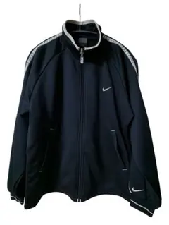 NIKE ナイキ DRI-FIT トラックジャケット ジャージ　黒　M 刺繍ロゴ