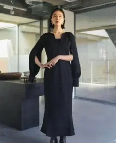 Knuth Marf クヌーフマーフ　ブラックロングドレス 2026年最新】knuth marf 2way unique mermaid opsの人気アイテム