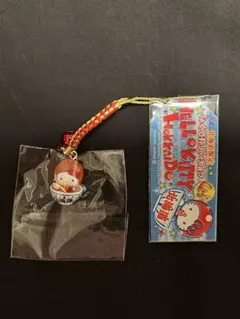 ご当地キティ根付け北海道限定2005いくら丼新品未使用未開封