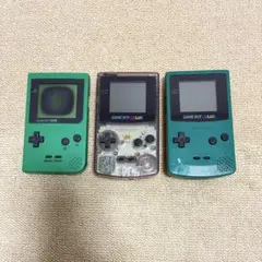 〈ジャンク品〉ゲームボーイカラー・ポケット 3台セット
